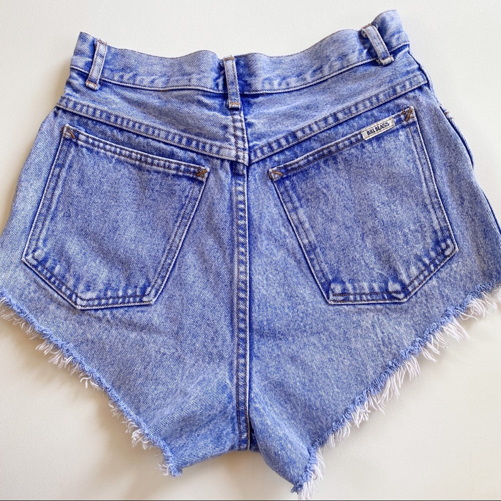 Vintage High Rise Festival Denim Jean Shorts